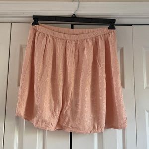 Pink Embroidered Skirt